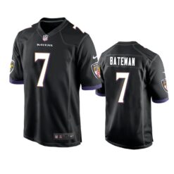 Baltimore Ravens Rashod Bateman Black Limited Jersey