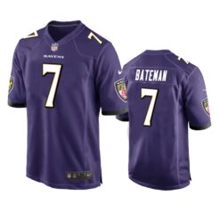 Baltimore Ravens Rashod Bateman Purple Limited Jersey