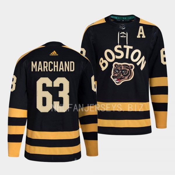 Boston Bruins Brad Marchand 2023 Winter Classic Black Jersey Boston Bruins Brad Marchand 2023 Winter Classic Black Jersey