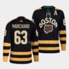 Boston Bruins Brad Marchand 800 Career Games  Golden LimitedJersey