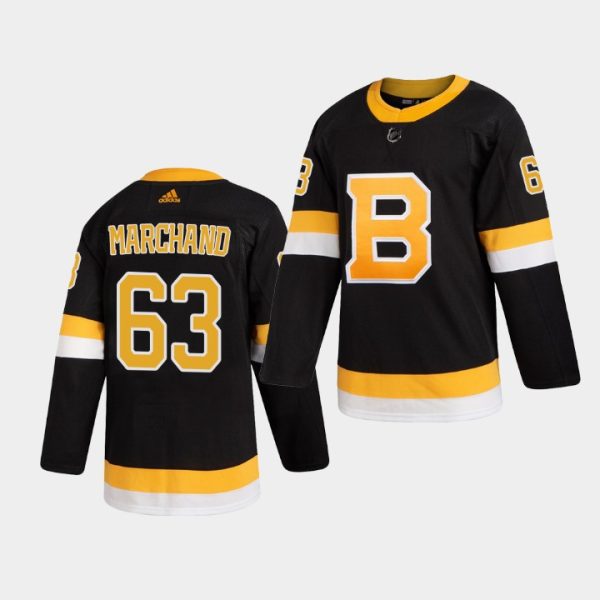 Boston Bruins Brad Marchand Pro 2019-20 Alternate Jersey Boston Bruins Brad Marchand Pro 2019-20 Alternate Jersey