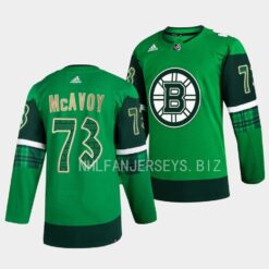 Boston Bruins Charlie McAvoy 2023 St. Patricks Day Green Primegreen Authentic Jersey