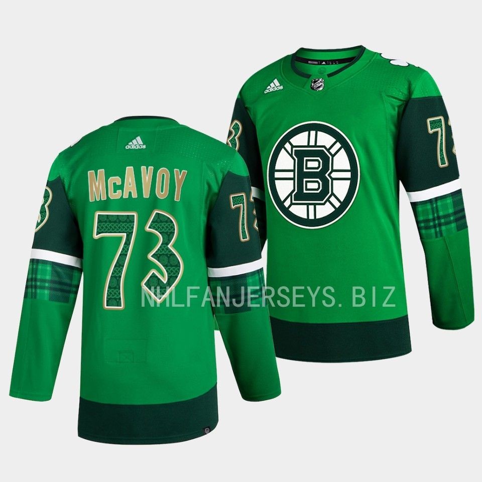 Boston Bruins Charlie McAvoy 2023 St. Patricks Day Green Primegreen Authentic Jersey Boston Bruins Charlie McAvoy 2023 St. Patricks Day Green Primegreen Authentic Jersey