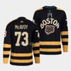 Boston Bruins Charlie McAvoy 2022 St Patricks Day Green Warm-Up Jersey