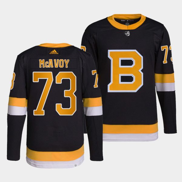 Boston Bruins Charlie McAvoy Home Black Jersey Boston Bruins Charlie McAvoy Home Black Jersey