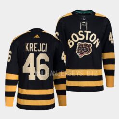 Boston Bruins David Krejci 2023 Winter Classic Black Jersey