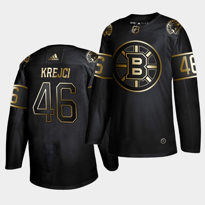 Boston Bruins David Krejci Golden Edition Black Jersey Boston Bruins David Krejci Golden Edition Black Jersey