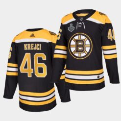 Boston Bruins David Krejci Home 2019 Stanley Cup Final Jersey