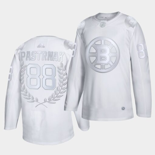 Boston Bruins David Pastrk Maurice Rocket Richard Trophy Awards Collection Platinum Jersey