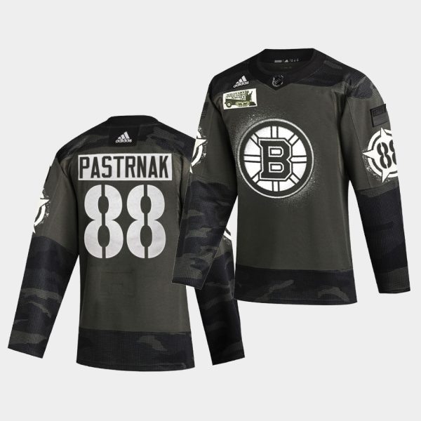 Boston Bruins David Pastrnak 2021 Military Night Camo Limited Jersey Boston Bruins David Pastrnak 2021 Military Night Camo Limited Jersey