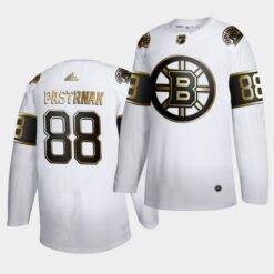 Boston Bruins David Pastrnak Golden Edition White Limited Jersey