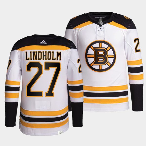 Boston Bruins Hampus Lindholm Away White Jersey Boston Bruins Hampus Lindholm Away White Jersey
