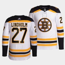 Boston Bruins Hampus Lindholm Away White Jersey