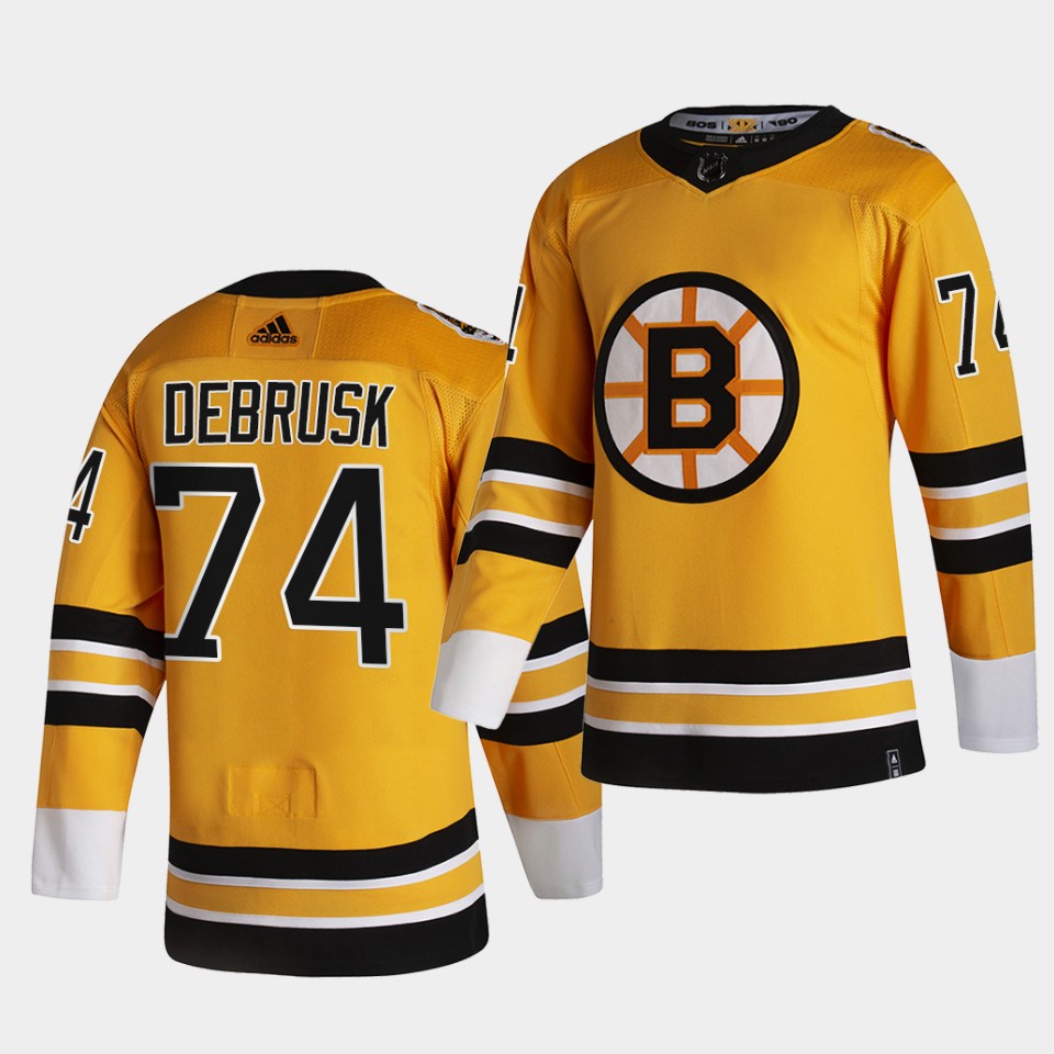 Boston Bruins Jake Debrusk 2021 Reverse Retro Gold Authentic Jersey Boston Bruins Jake Debrusk 2021 Reverse Retro Gold Authentic Jersey