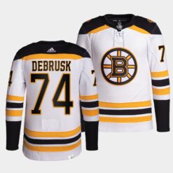 Boston Bruins Jake DeBrusk Away White Jersey