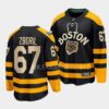 Boston Bruins Jake DeBrusk Home Black Jersey