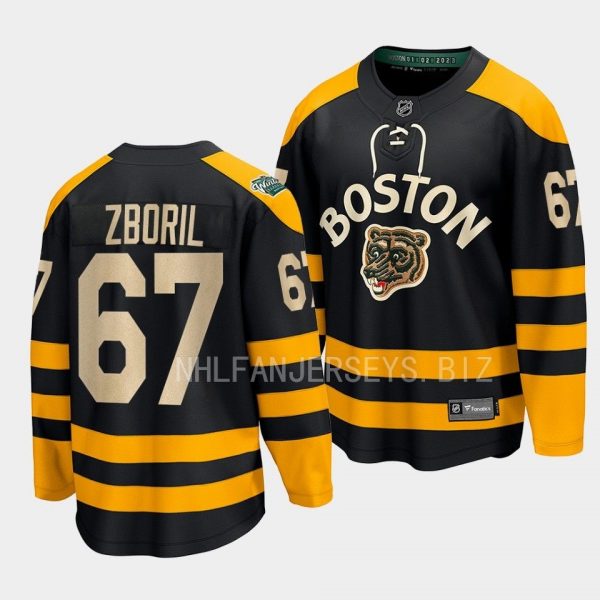 Boston Bruins Jakub Zboril 2023 Winter Classic Black Jersey Boston Bruins Jakub Zboril 2023 Winter Classic Black Jersey