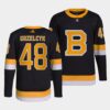 Boston Bruins Nick Foligno 2021 Reverse Retro Gold Jersey