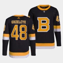 Boston Bruins Matt Grzelcyk Home Black Jersey