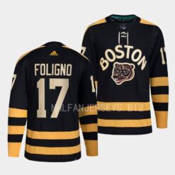 Boston Bruins Nick Foligno 2023 Winter Classic Black Jersey