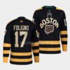 Boston Bruins Nick Foligno Away White Jersey