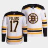 Boston Bruins Nick Foligno Home Black Jersey