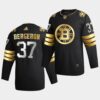 Boston Bruins Patrice Bergeron 2022 St Patricks Day Green Warm-Up Jersey