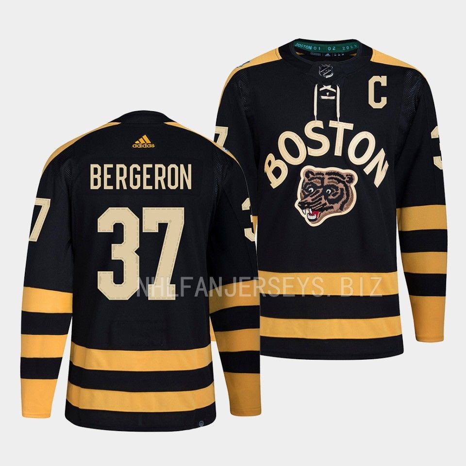 Boston Bruins Patrice Bergeron 2023 Winter Classic Black Jersey Boston Bruins Patrice Bergeron 2023 Winter Classic Black Jersey