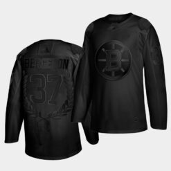 Boston Bruins Patrice Bergeron Frank J. Selke Trophy Awards Collection Black Jersey