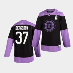 Boston Bruins Patrice Bergeron Hockey Fights Cancer Practice
