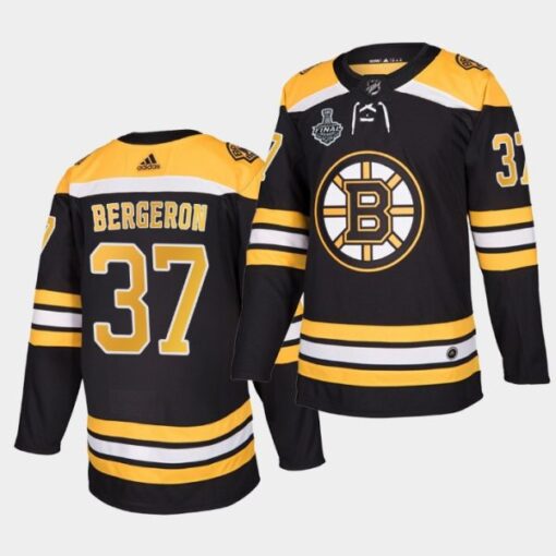 Boston Bruins Patrice Bergeron Stanley Cup Final 2019 Home Jersey