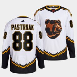 Boston Bruins Reverse Retro 2.0 David Pastrnak Primegreen White Jersey