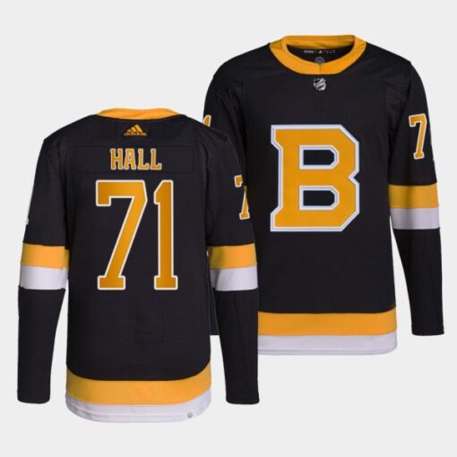 Boston Bruins Taylor Hall Home Black 2021-22 Primegreen Jersey