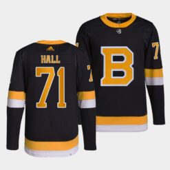 Boston Bruins Taylor Hall Home Black 2021-22 Primegreen Jersey