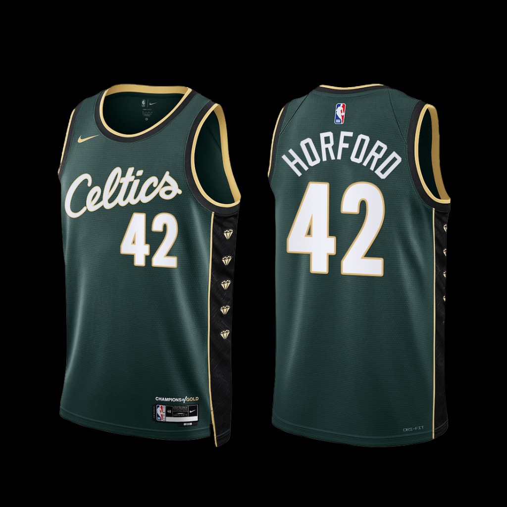 Boston Celtics Al Horford 2022-23 City Edition Jersey Green Boston Celtics Al Horford 2022-23 City Edition Jersey Green
