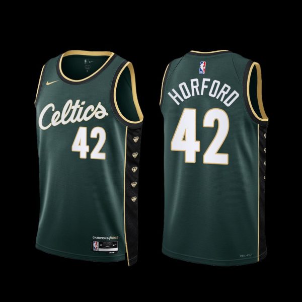Boston Celtics Al Horford 2022-23 City Edition Jersey Green Boston Celtics Al Horford 2022-23 City Edition Jersey Green