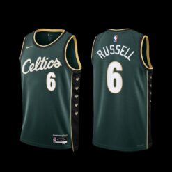 Boston Celtics Bill Russell 2022-23 City Edition Jersey Green