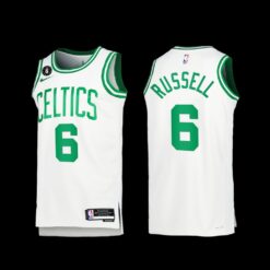 Boston Celtics Bill Russell 2022-23 White Association Edition Jersey