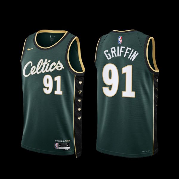 Boston Celtics Blake Griffin 2022-23 City Edition Jersey Green Boston Celtics Blake Griffin 2022-23 City Edition Jersey Green