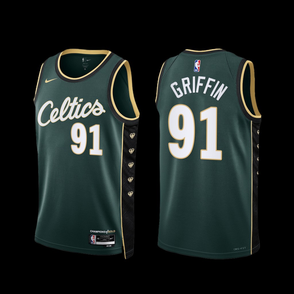 Boston Celtics Blake Griffin 2022-23 City Edition Jersey Green Boston Celtics Blake Griffin 2022-23 City Edition Jersey Green