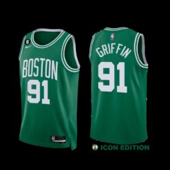 Boston Celtics Blake Griffin 2022-23 Icon Edition Swingman Jersey Green