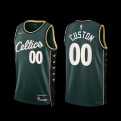 Boston Celtics Custom 2022-23 City Edition Jersey Green
