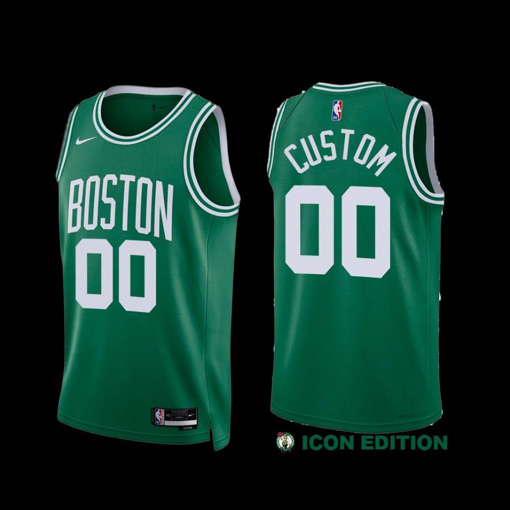 Boston Celtics Custom 2022-23 Green Icon Edition Jersey Boston Celtics Custom 2022-23 Green Icon Edition Jersey