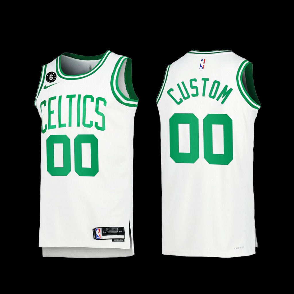 Boston Celtics Custom 2022-23 White Association Edition Jersey Boston Celtics Custom 2022-23 White Association Edition Jersey