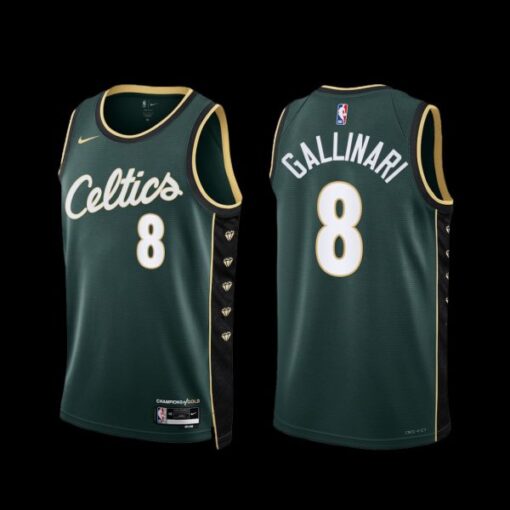 Boston Celtics Danilo Gallinari 2022-23 City Edition Jersey Green