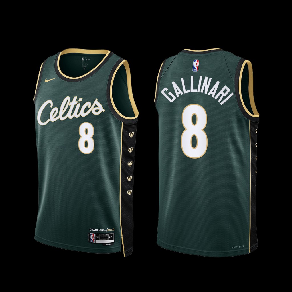 Boston Celtics Danilo Gallinari 2022-23 City Edition Jersey Green Boston Celtics Danilo Gallinari 2022-23 City Edition Jersey Green