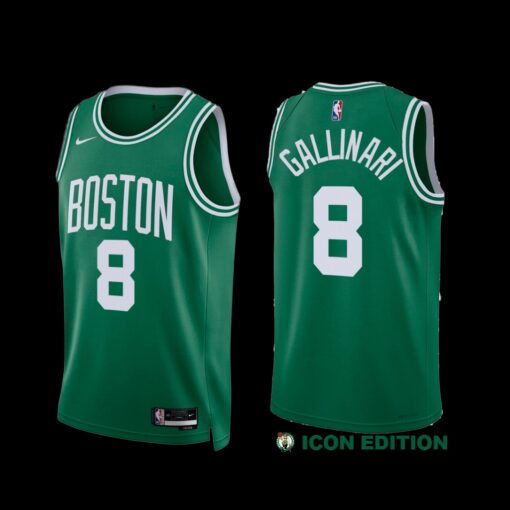 Boston Celtics Danilo Gallinari 2022-23 Green Icon Edition Jersey