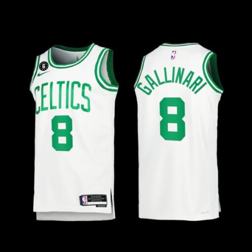 Boston Celtics Danilo Gallinari 2022-23 White Association Edition Jersey