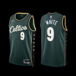 Boston Celtics Derrick White 2022-23 City Edition Jersey Green