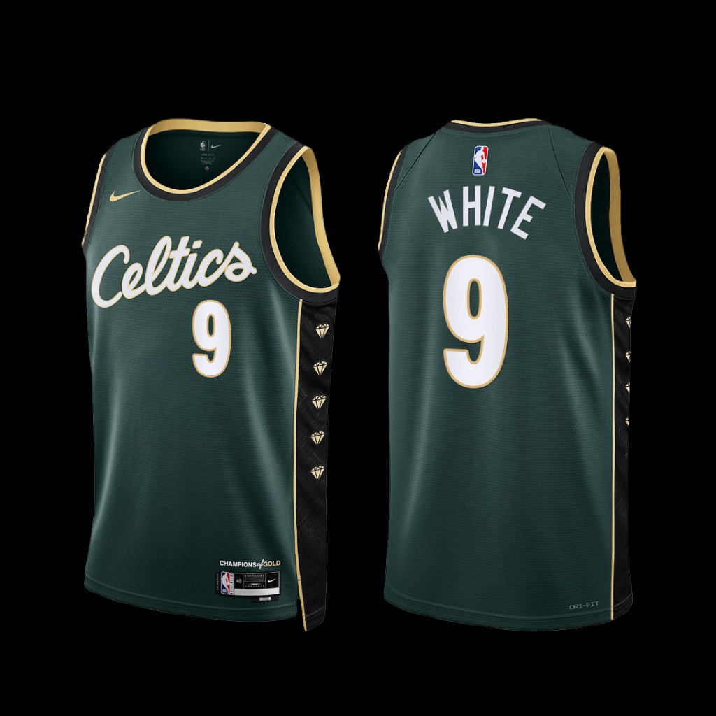 Boston Celtics Derrick White 2022-23 City Edition Jersey Green Boston Celtics Derrick White 2022-23 City Edition Jersey Green